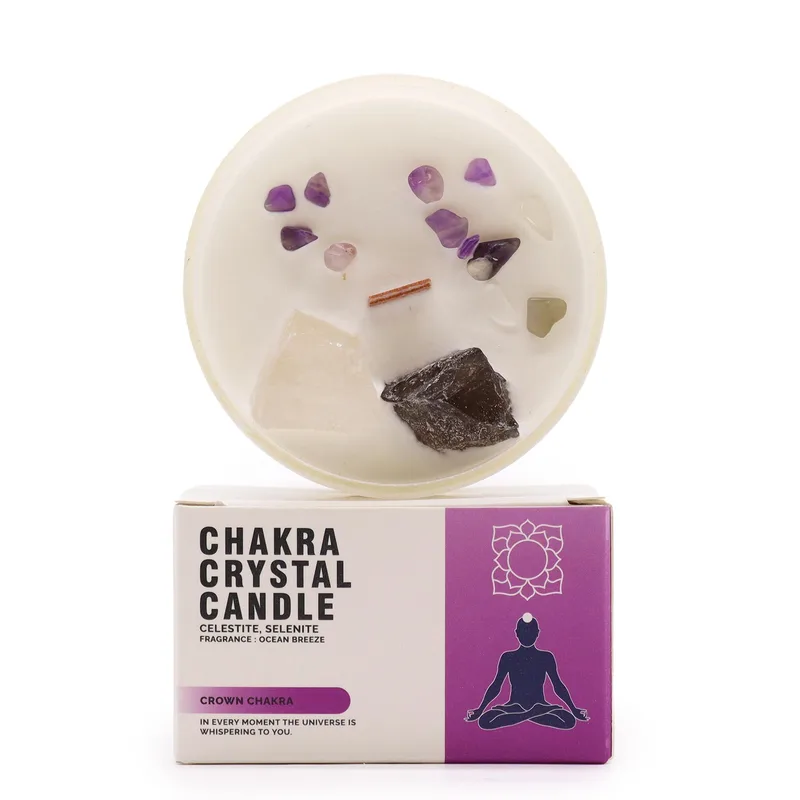 Chakra Crystal Candele - Crown Chakra