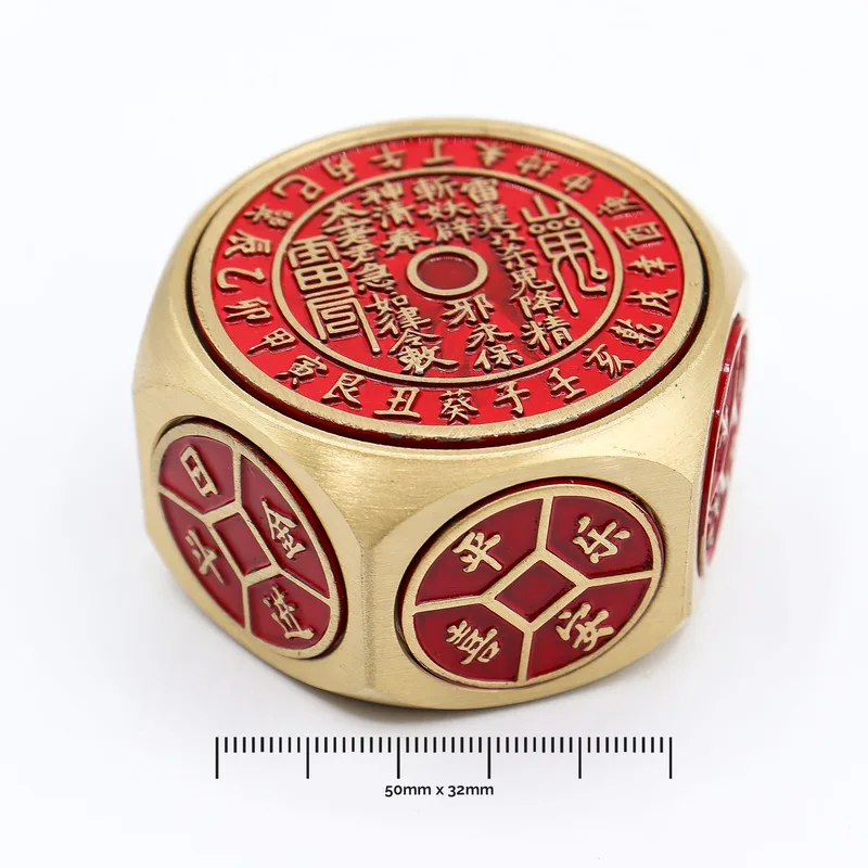 Feng Shui Fortune Red Calendar & Coin Dice Auspicious date selector — foto 2