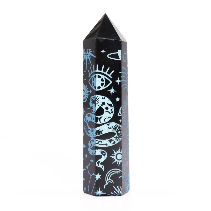 Nero Obsidian Points Mystic Story Sky Blu — foto 3