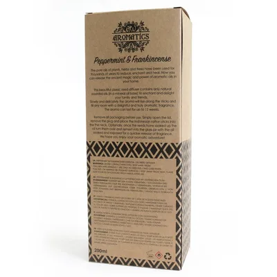 200ml Menta & Frankincense Essenziale Olio Reed Diffusore