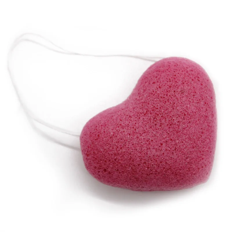 Konjac Heart Sponge - Rosa