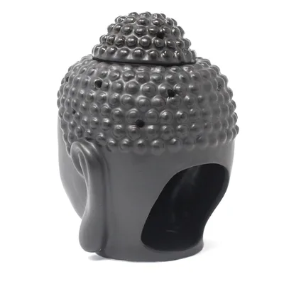 Buddha Head Olio Bruciatore Nero — foto 1