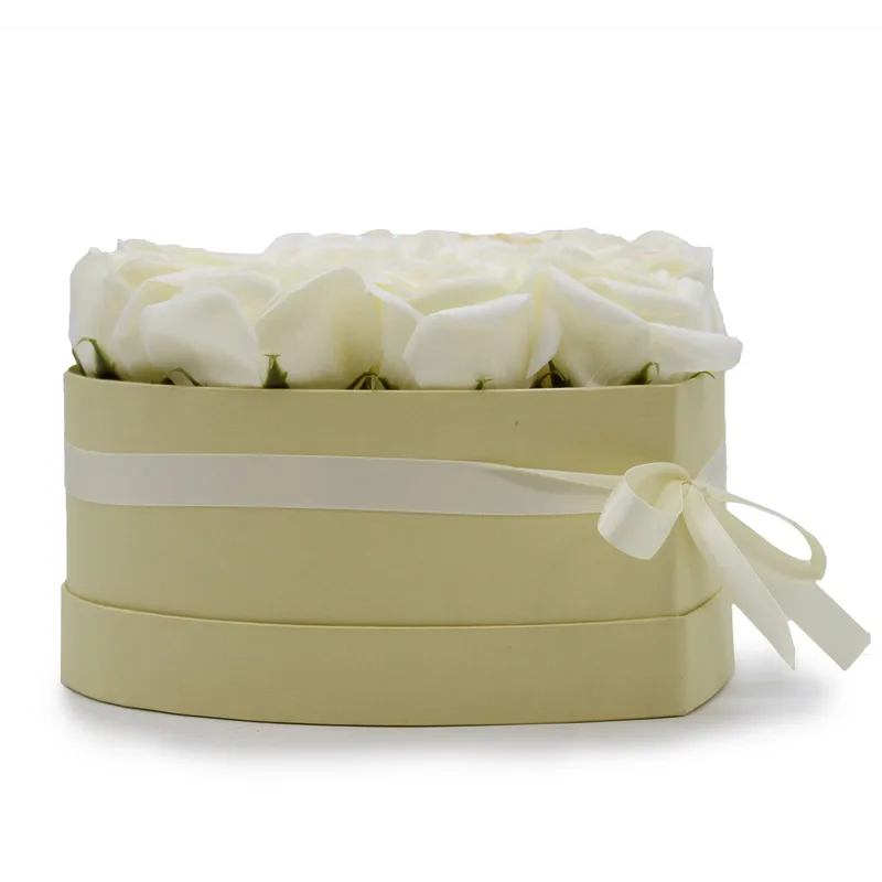 Sapone Fiore Gift Bouquet 13 Crema Roses Heart — foto 5