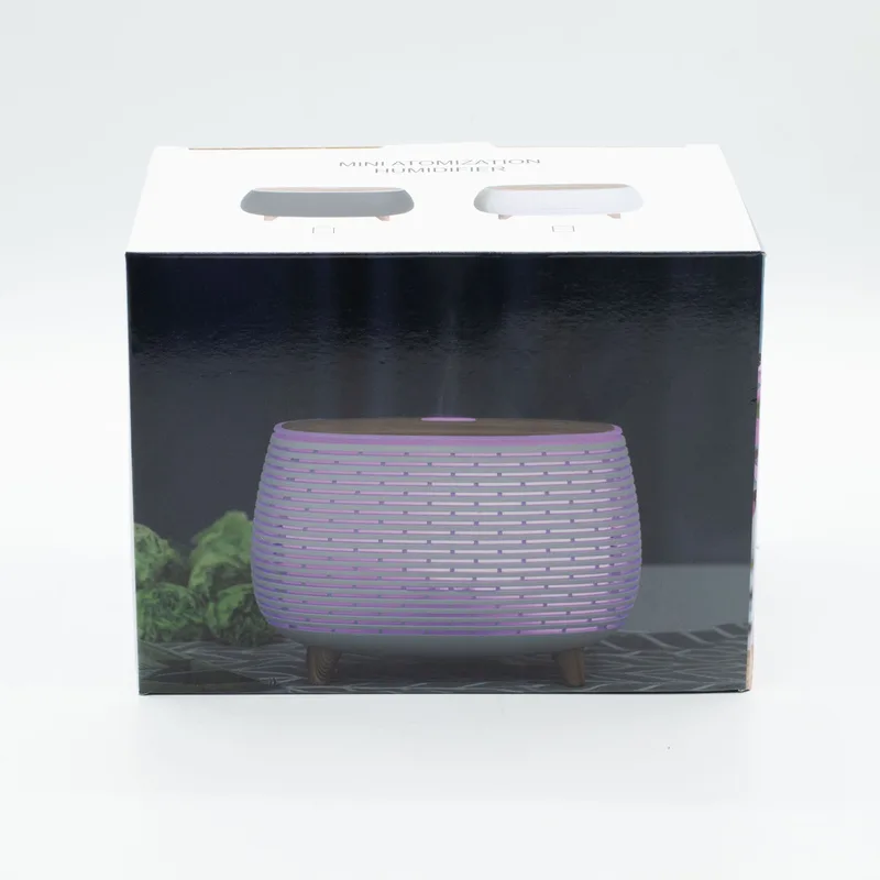 Futuristic Ribbed Aroma Diffusore with Colour-Changing Light — foto 4