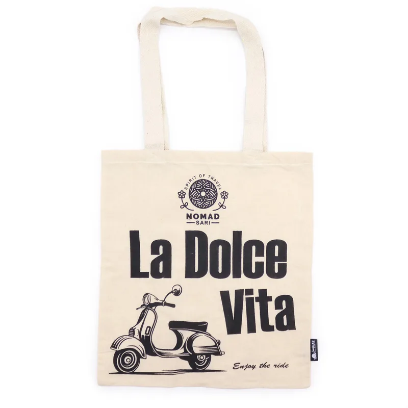 Nomad Sari Iconic Basic Tote Bag - La Dolce Vita - Naturale 4oz — foto 1