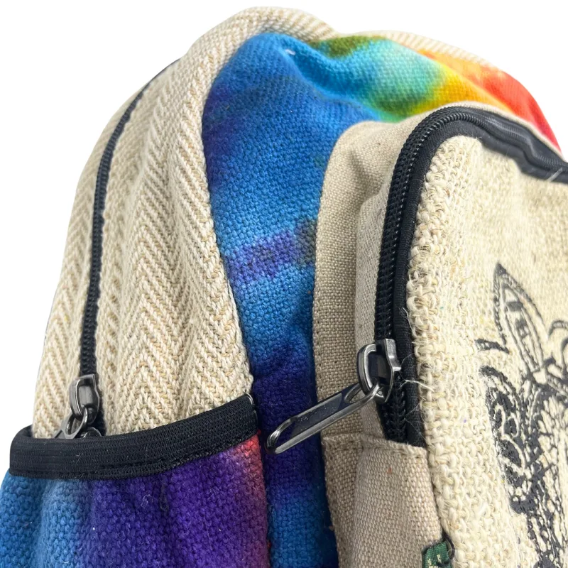 Tiedye Hemp Medium Backpack 7 Chakra — foto 1