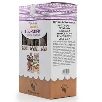 Golden Lavanda Smudging Resin Sticks - 30g — foto 5