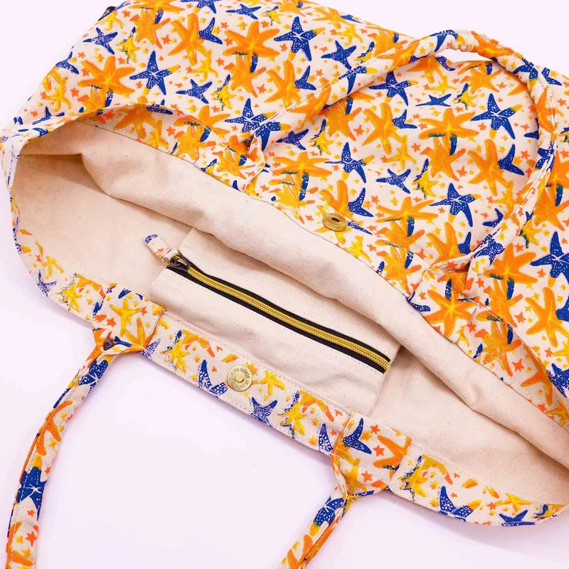 Big Bright Bag Abstract Starfish — foto 2