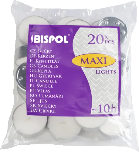 Unscented Tealight 10h