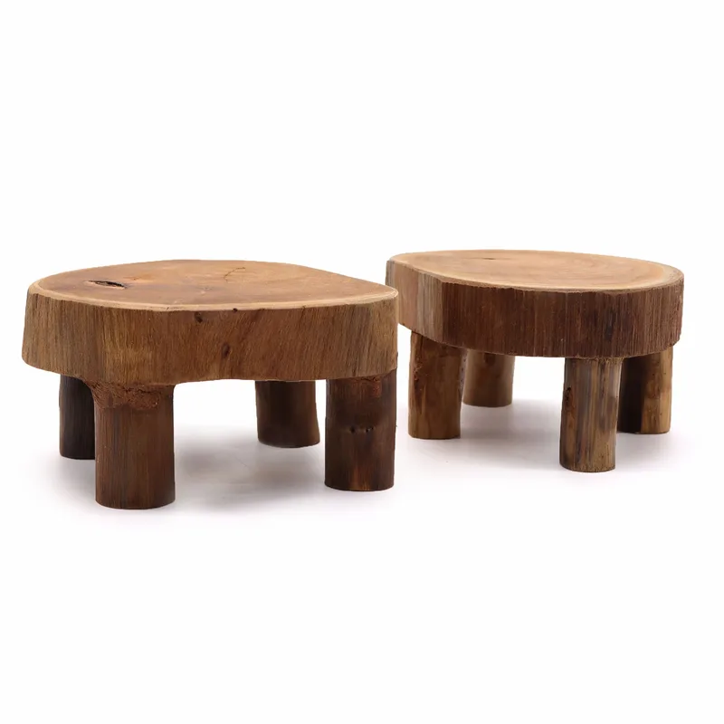Low Teak Pad Display 24x10cm