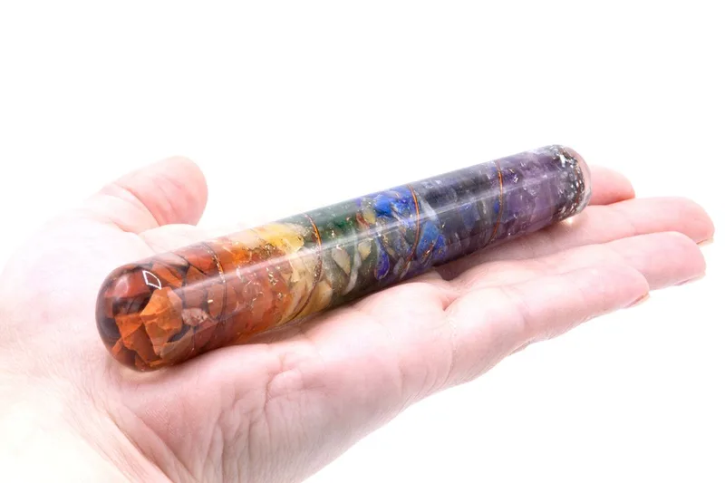 Orgonite Chackra and Copper Healing Wand 140 x 30 mm — foto 1