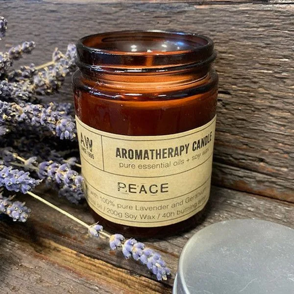 Aromatherapy Soy Candela 200g - Peace