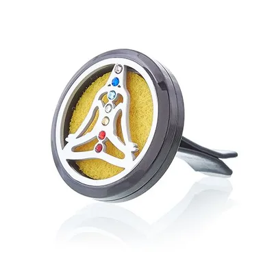 Car Diffusore Kit Pewter Yoga Chakra 30mm — foto 4