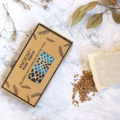 Lavanda Naturale Cotton and Juco Eye Pillow in Gift Scatola Blu Viper — foto 2