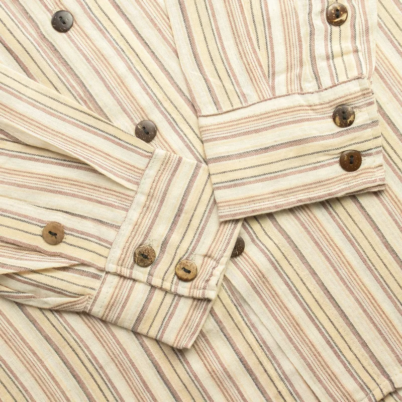 Nomad Sari Grandad Shirt Brown Beige XL — foto 6