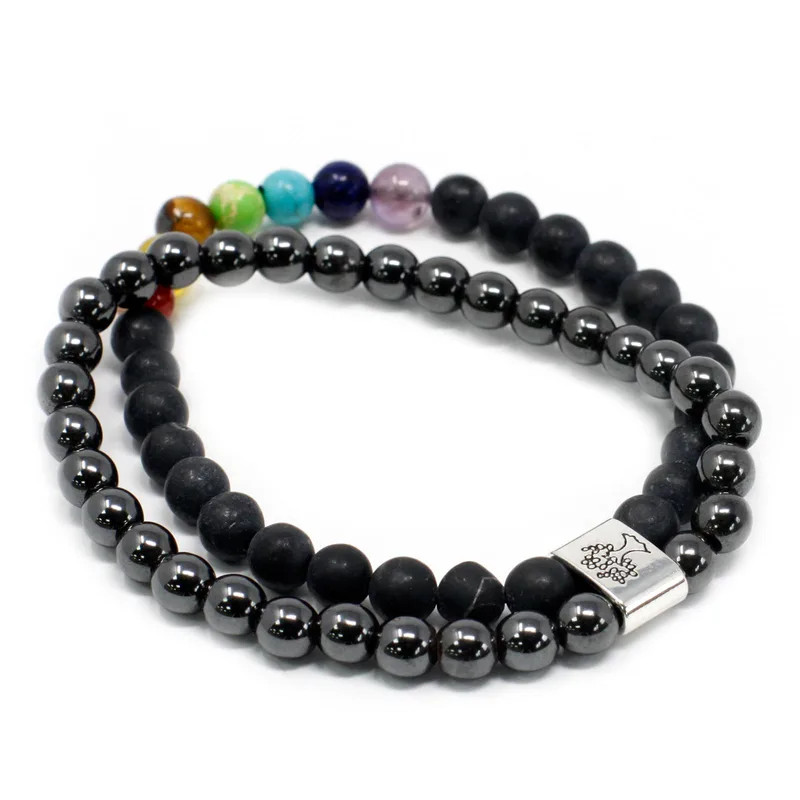 Bracciale Gemma Magnetica - Pietra Nera Chakra — foto 4