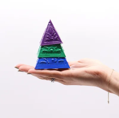 Incenso Powder Mould Set - Blu Verde Purple — foto 5