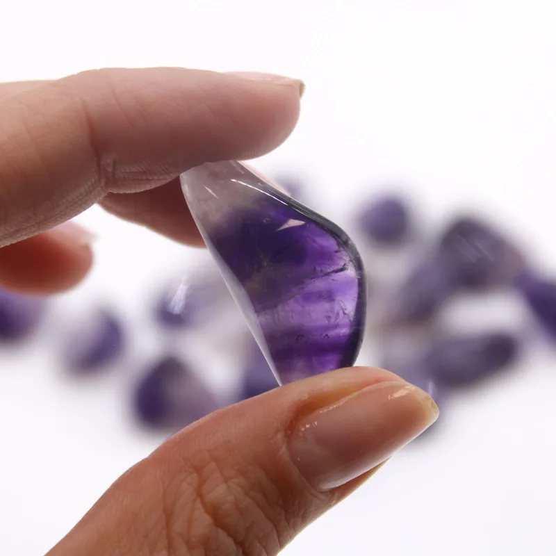 Pack of 24 Tumble Stone Amethyst Banded M — foto 2