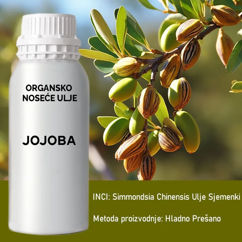 Olio di jojoba puro organico per la cura della pelle — Cura e idrata la pelle. — foto 3