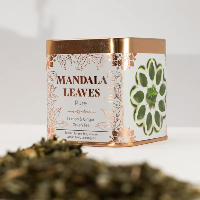 50g Tè Verde Classico Ecologico alla Menta e Limone e Zenzero — foto 3