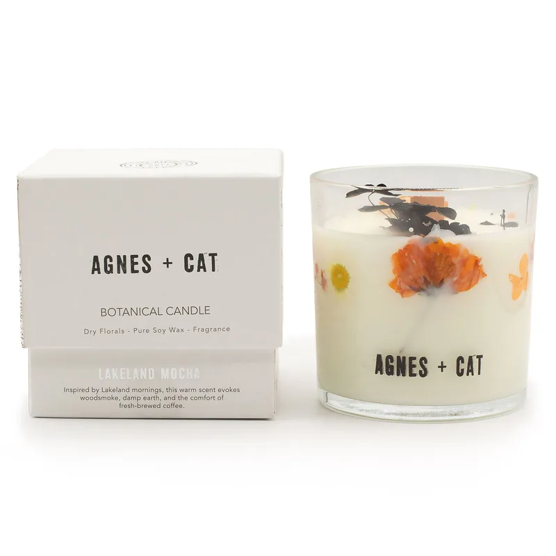 Agnes + Cat Botanical Soy Cera Candela Lakeland Mocha — foto 3