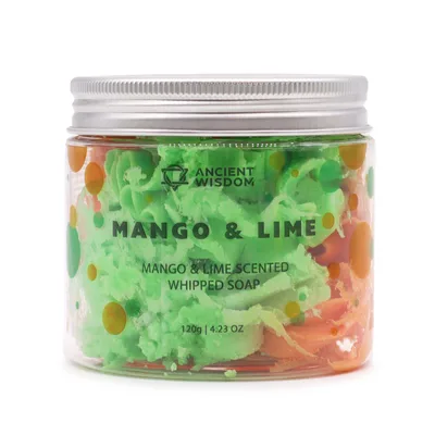 Mango & Lime Whipped Crema Sapone 120g — foto 2