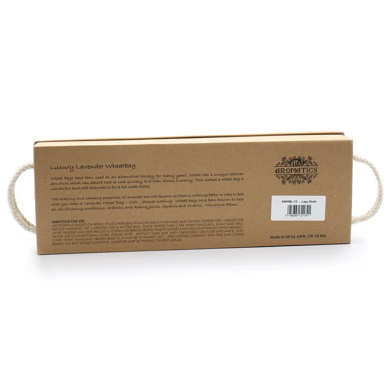 Luxury Lavanda Wheat Bag in Gift Scatola Lazy Sloth — foto 3