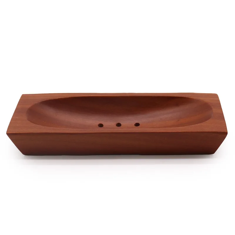 Classic Mahogany Sapone Dish - Rectangle