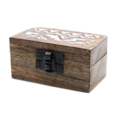 Bianco Washed Wooden Scatola - Pill Scatola Slavic Design — foto 5