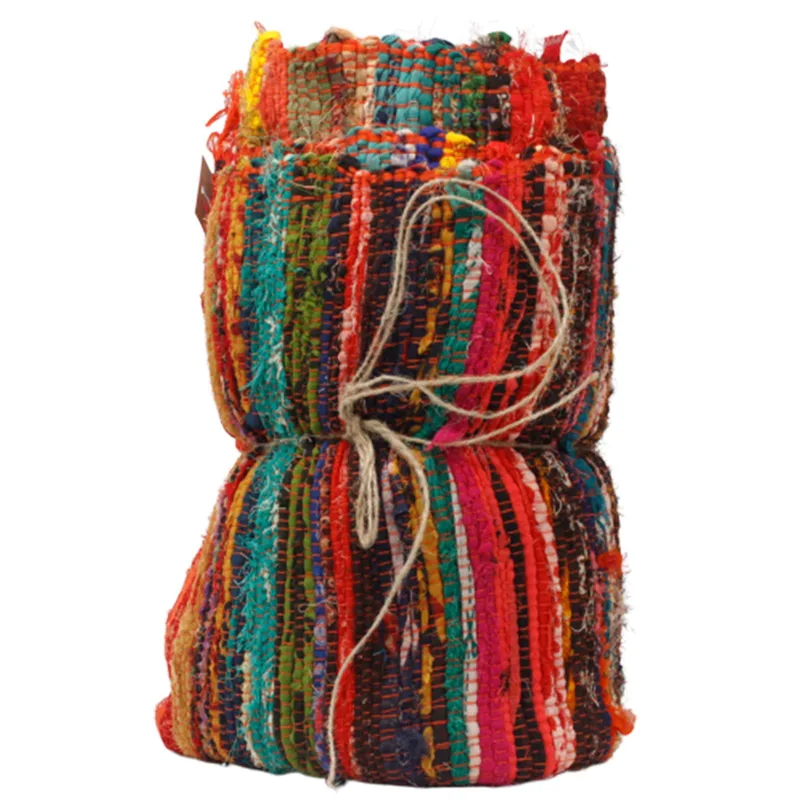152 x 90cm Luxury Rag Rug Arancia — foto 6