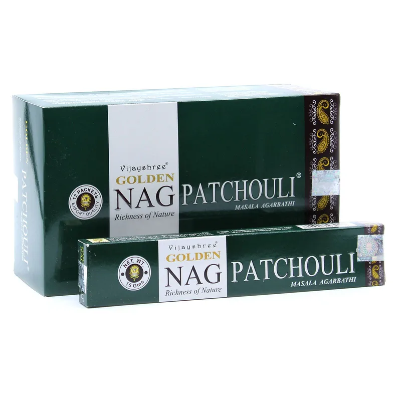 15g Golden Nag - Pathouli Incenso