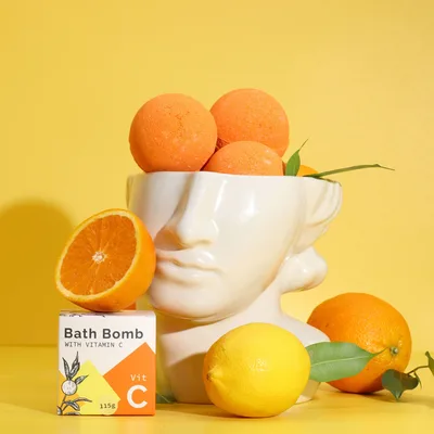 Vitamin C Infused Bagno Bomba with Essenziale Oils