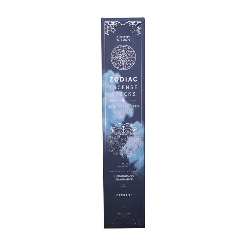 Lemongrass Zodiac Gemstone Crystal Incenso - Leo — foto 2