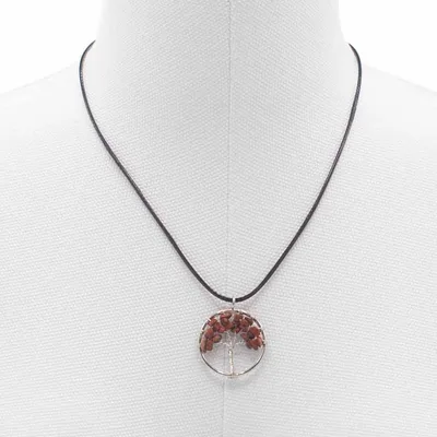Pendente Albero della Vita – Giada Rossa — foto 3