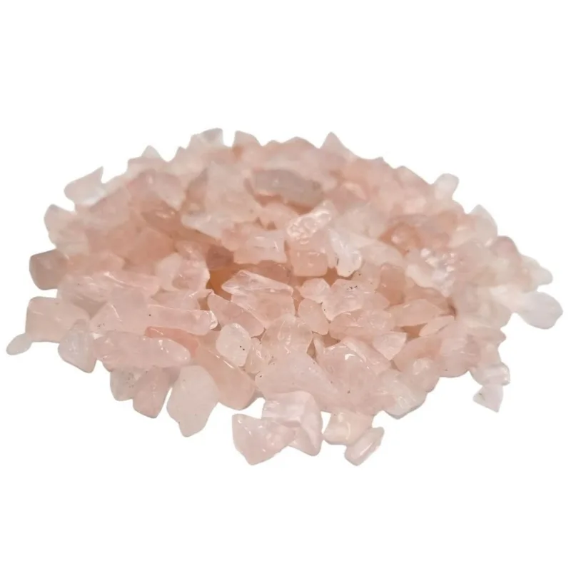 Rosa Quartz Gemstone Chips Bulk 1KG — foto 2