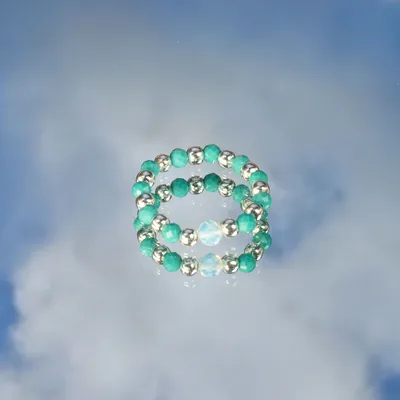 Nymph Spirit Gemstone Ring Set - Endless Ocean — foto 3