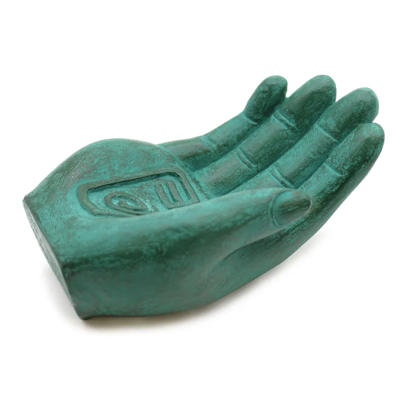 Hand Incenso Bruciatore Earth Protect Verde — foto 6