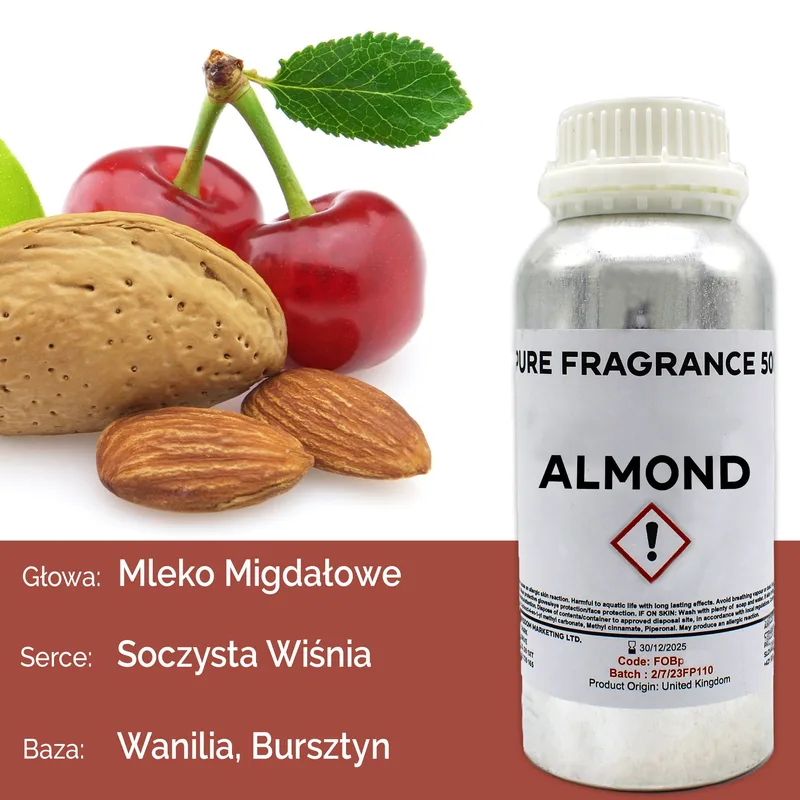 Almond Puro Profumo Olio - 500ml — foto 6
