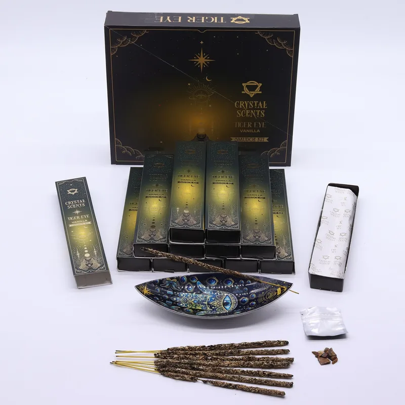 Tiger Eye Crystal Scents Smudge Incenso - Vaniglia — foto 3