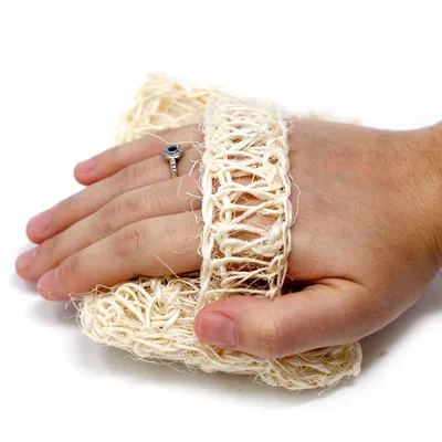Sisal Sponge and Scrub - Soft Exfoliating Cushion — foto 2