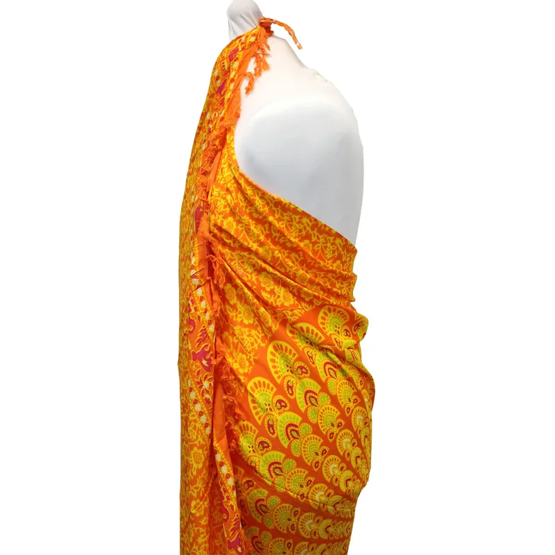 Lime Arancia Mandela Sarong