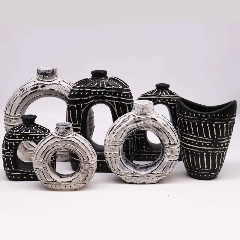 Swirls Shaped Vase Chocolate — foto 2