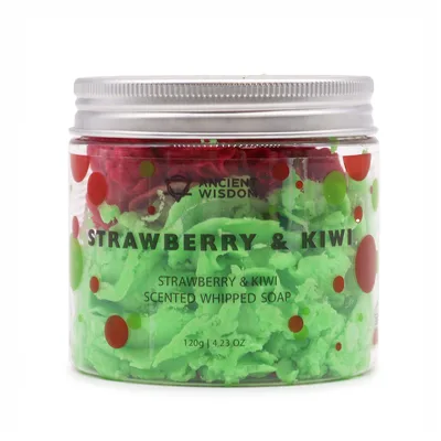 Strawberry & Kiwi Whipped Crema Sapone 120g
