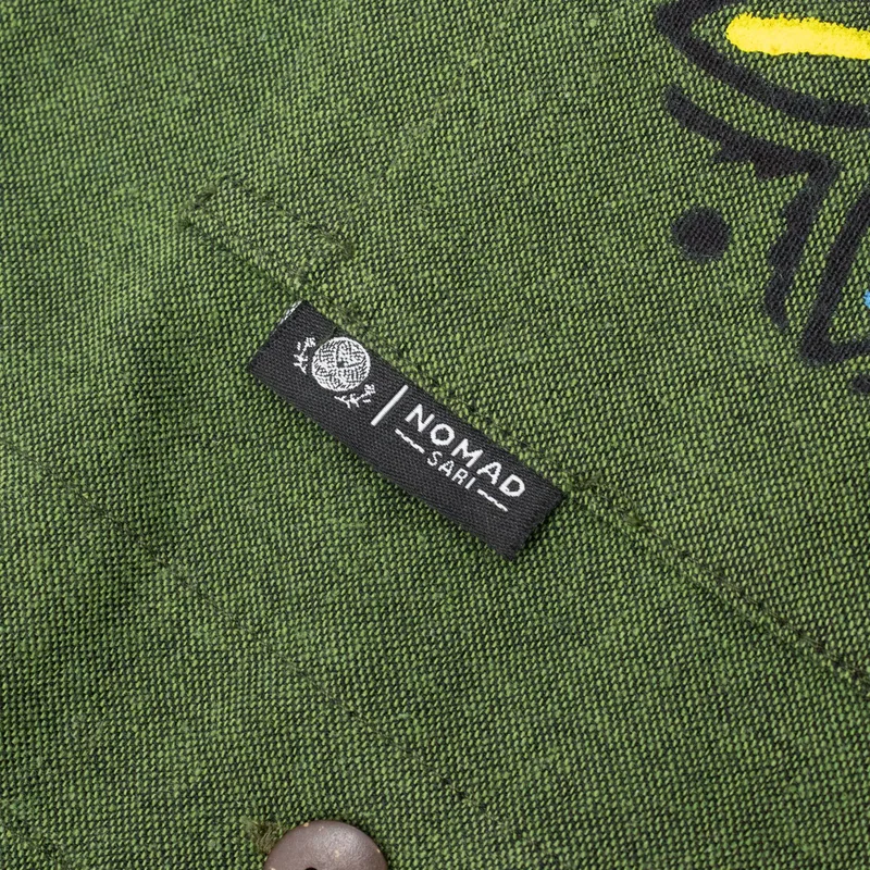Nomad Sari Kathmandu Shirt Forest Verde XXL — foto 3