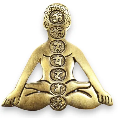 Oro Aluminum Seven Chakra Yoga Incenso Porta 12x12cm — foto 5
