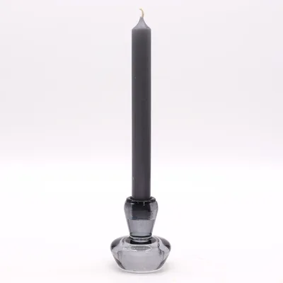 Set of 2 Mushroom Flip Dinner Candela / Tealight Porta Midnight Grey — foto 1