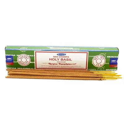 Satya Incenso Sticks 15g - Holy Basil — foto 1