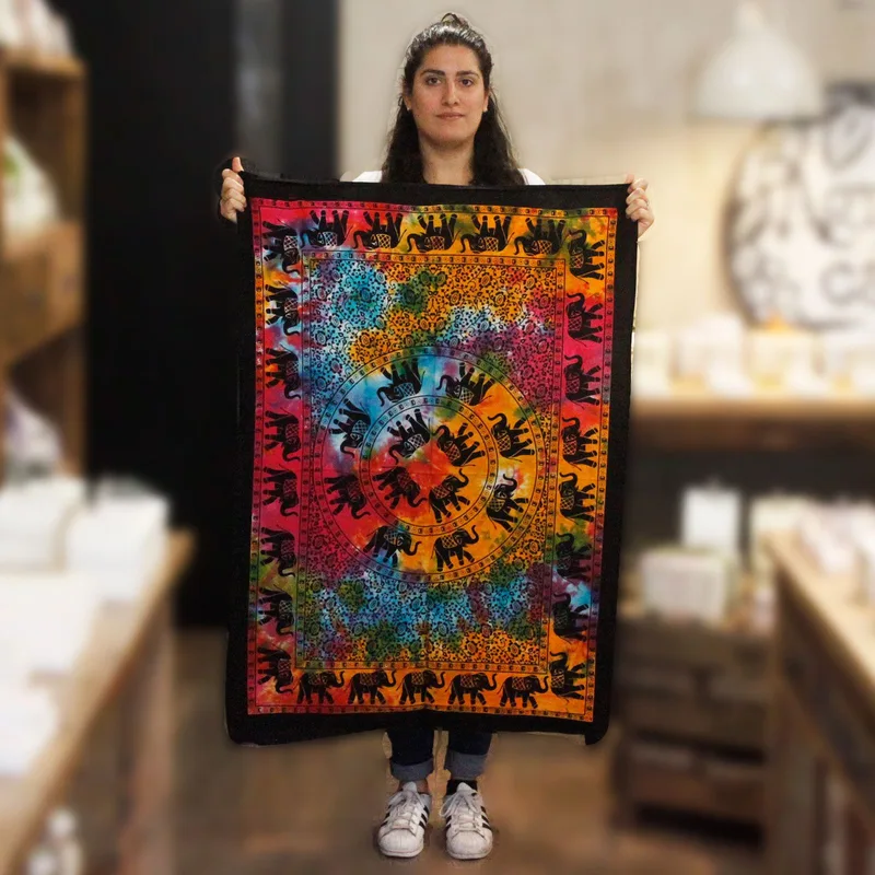 Cotton Wall Art - Elephant Mandala — foto 1