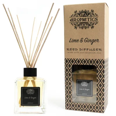 200ml Lime & Ginger Essenziale Olio Reed Diffusore — foto 5