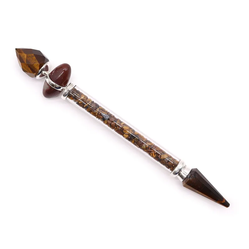 Shiva Lingam Magic Wand Tiger Eye Confidence